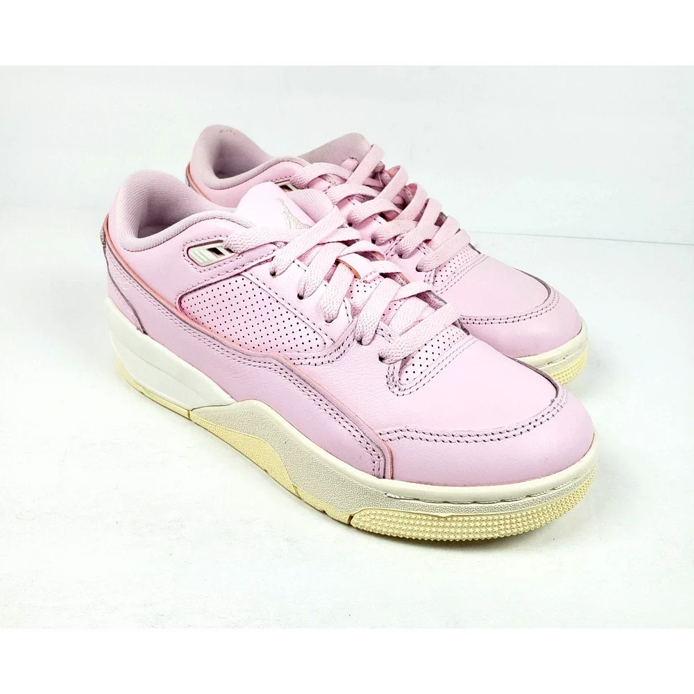 Nike Air Jordan Flight Court Girls Sz 5Y Womens Sz 6.5 Pink Foam Sail Shoes